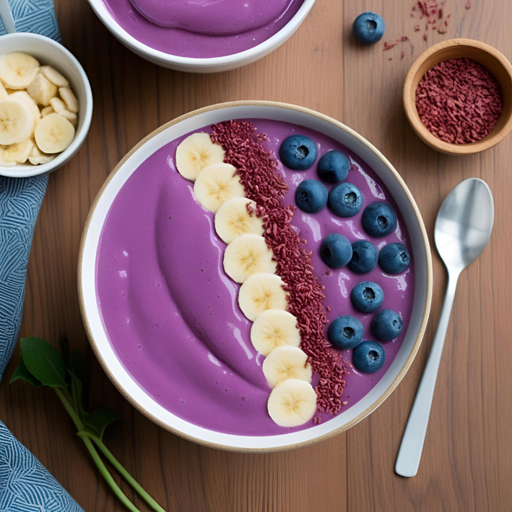 Smoothie Bowl à l'UBE - Recette avec UBE