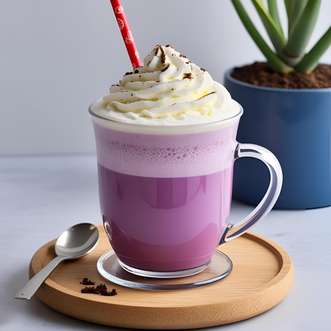 UBE Latte - Recette avec UBE
