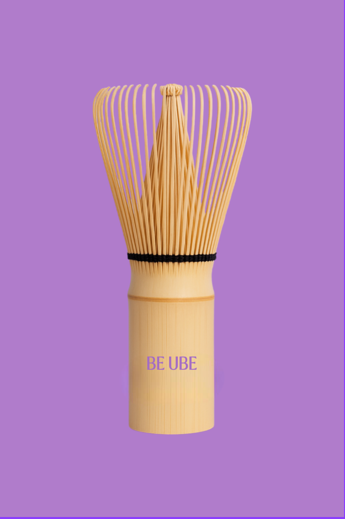 fouet en bambou pour poudre d'UBE