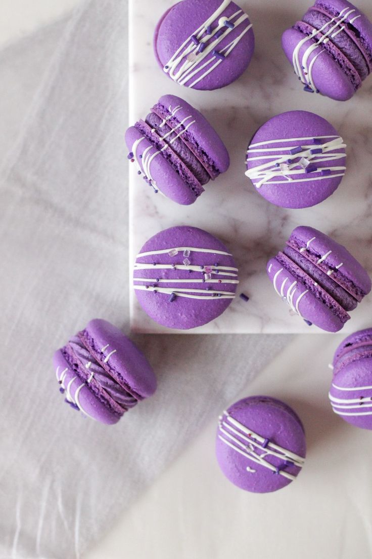 UBE MACARONS BE UBE