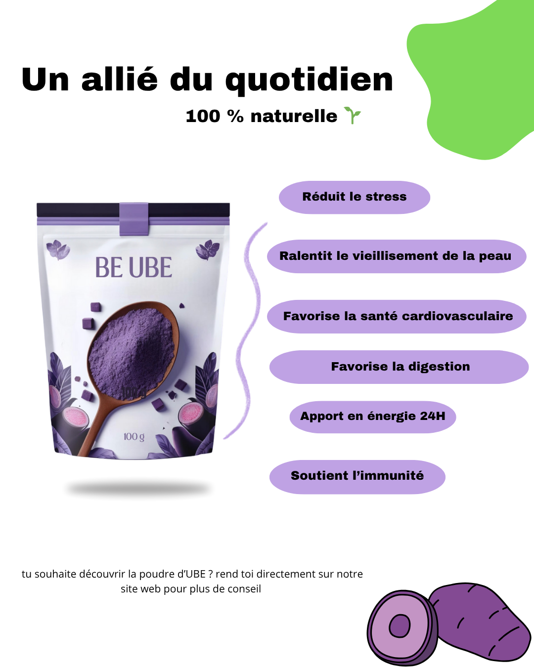 Poudre UBE - 100 g